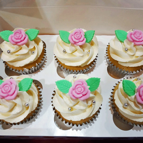 Sugar Rose cupcakes