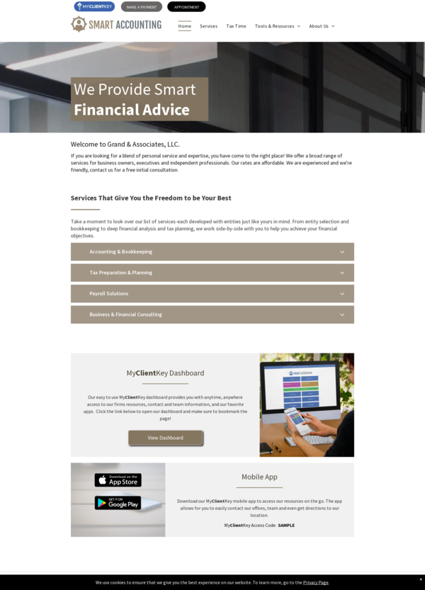 My Client Key The Grand Daddy - Tan Template