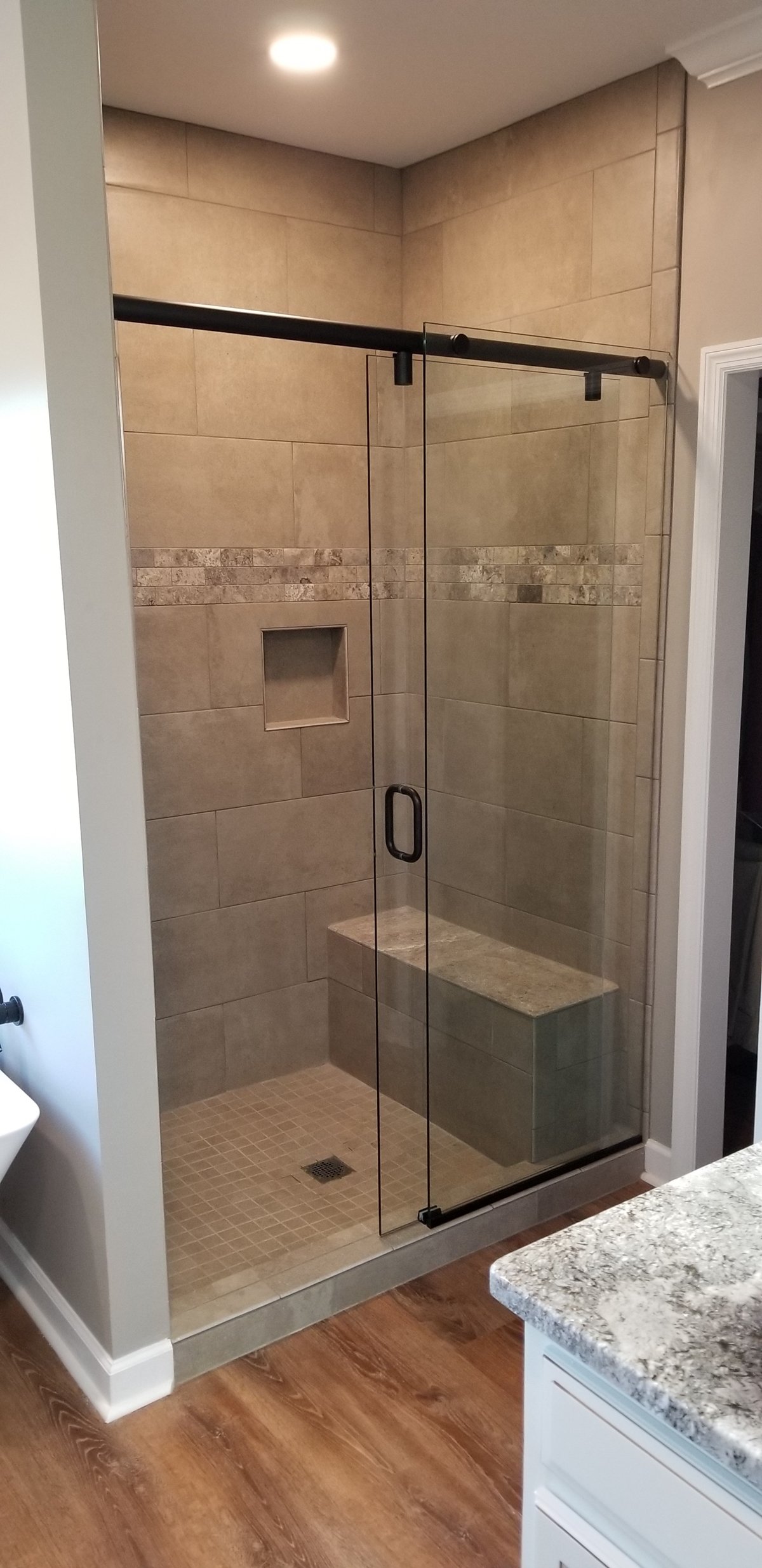 Shower Glass and Mirror Installation Custom Glass Shower