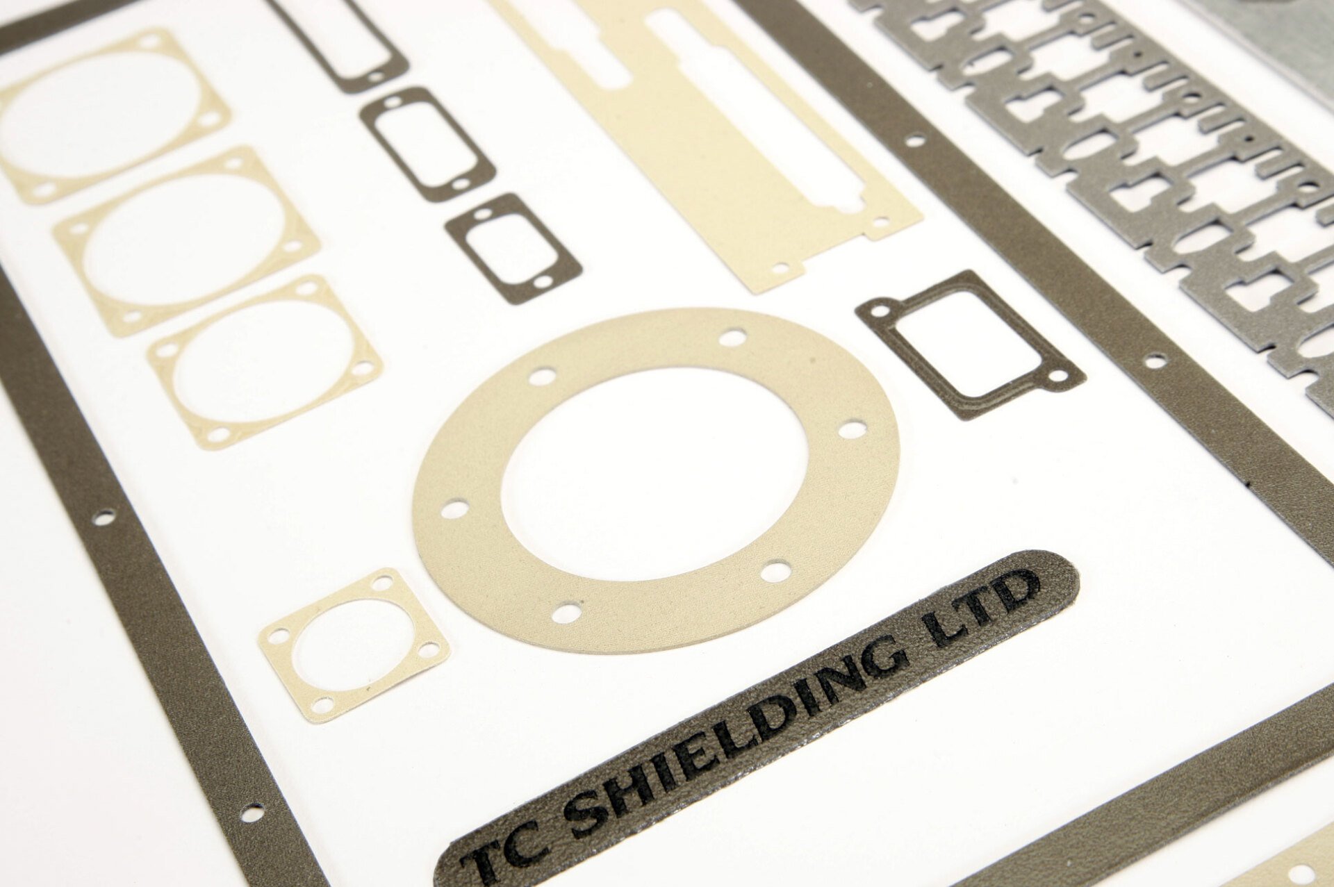 TC Shielding Custom Gaskets. Conductive Elastomer Specialists