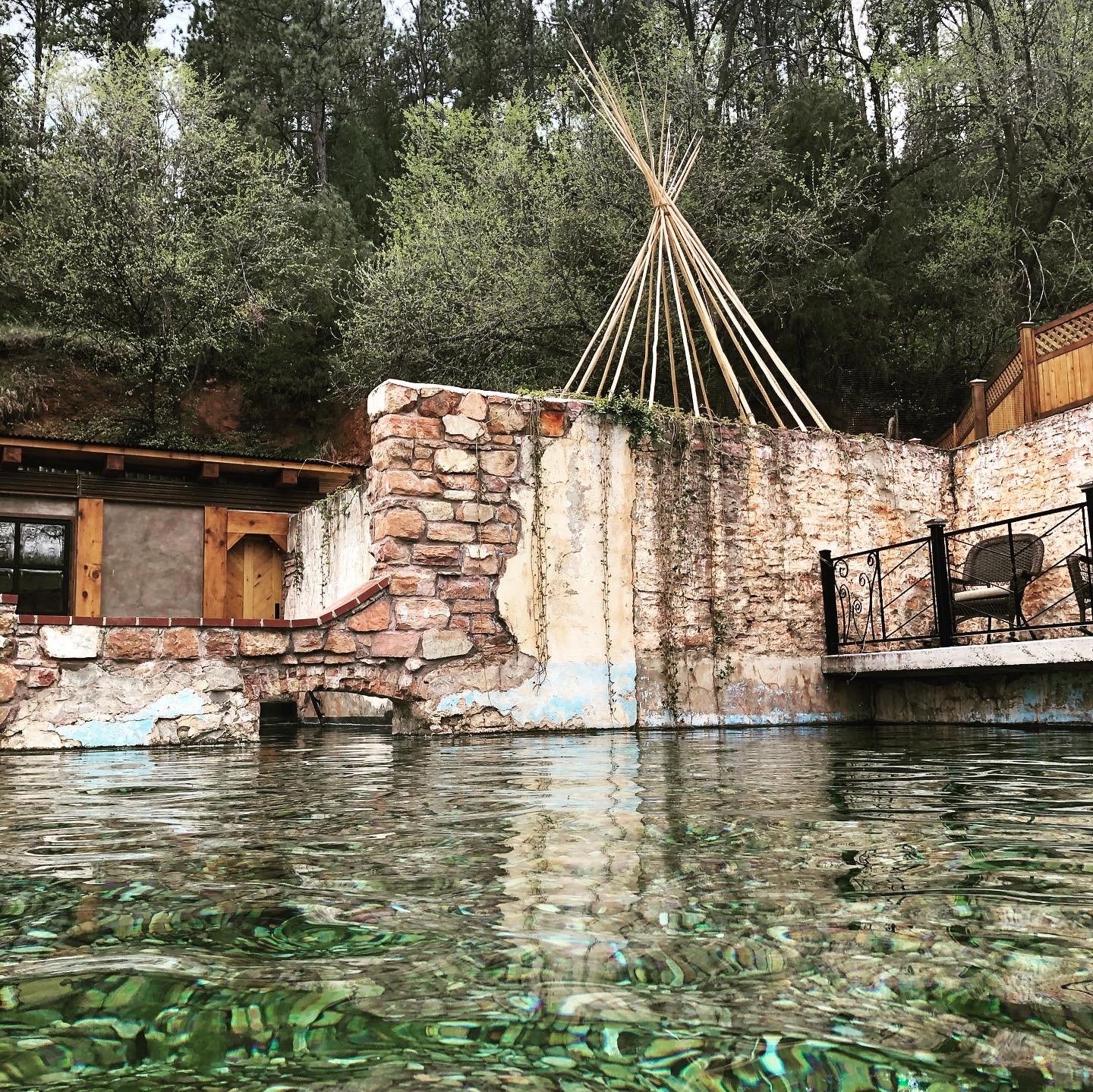 Moccasin Springs Natural Mineral Spa History