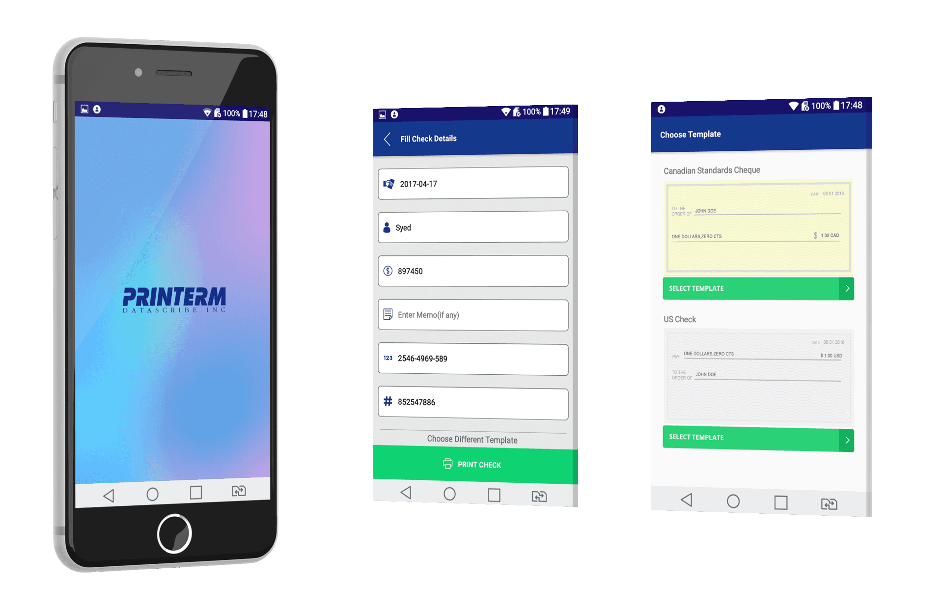 Get the Printerm Check Printing App