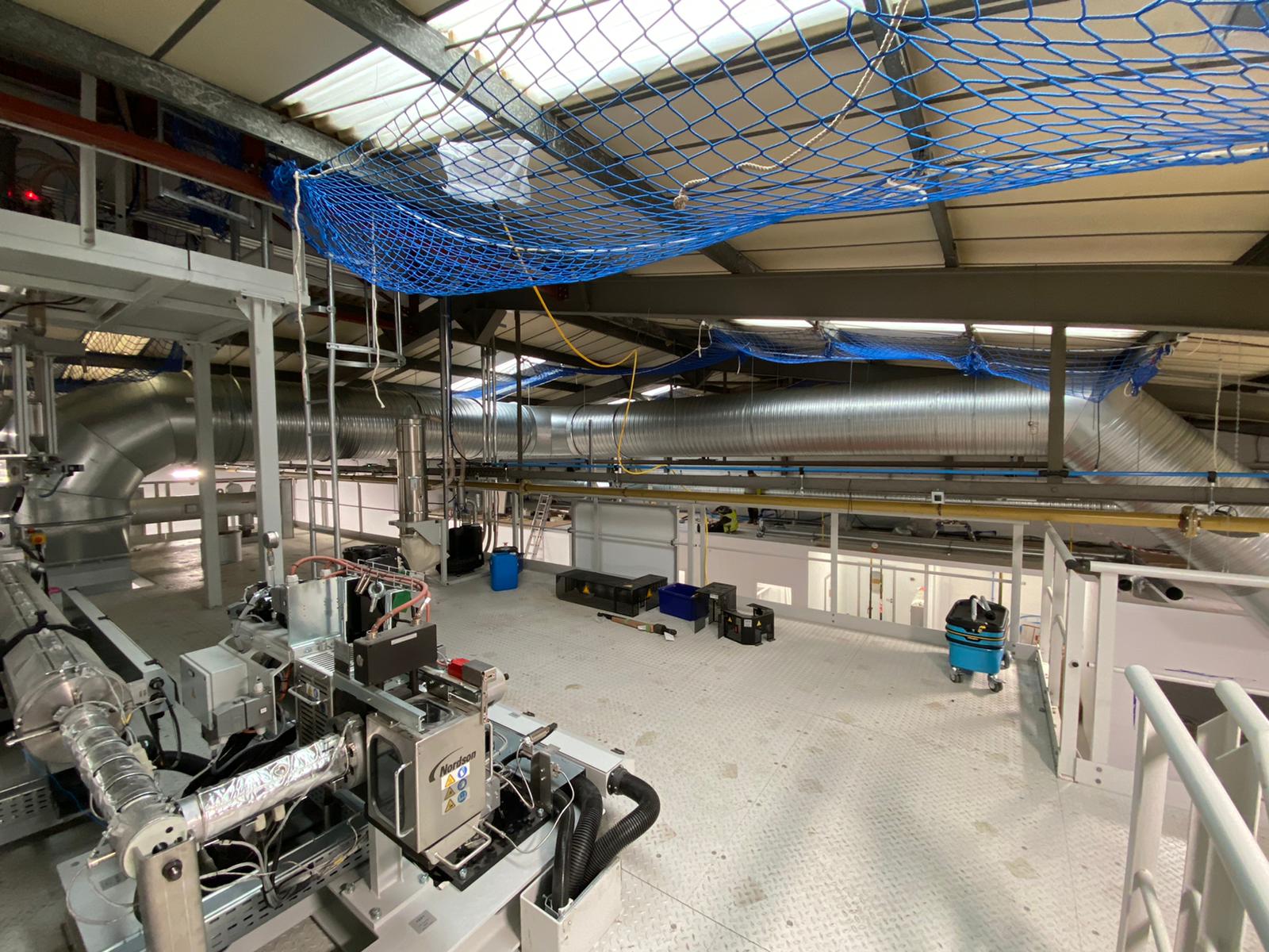 NEW DUCTWORK INSTALLATION IN ABERDARE PLASTICS FACTORY