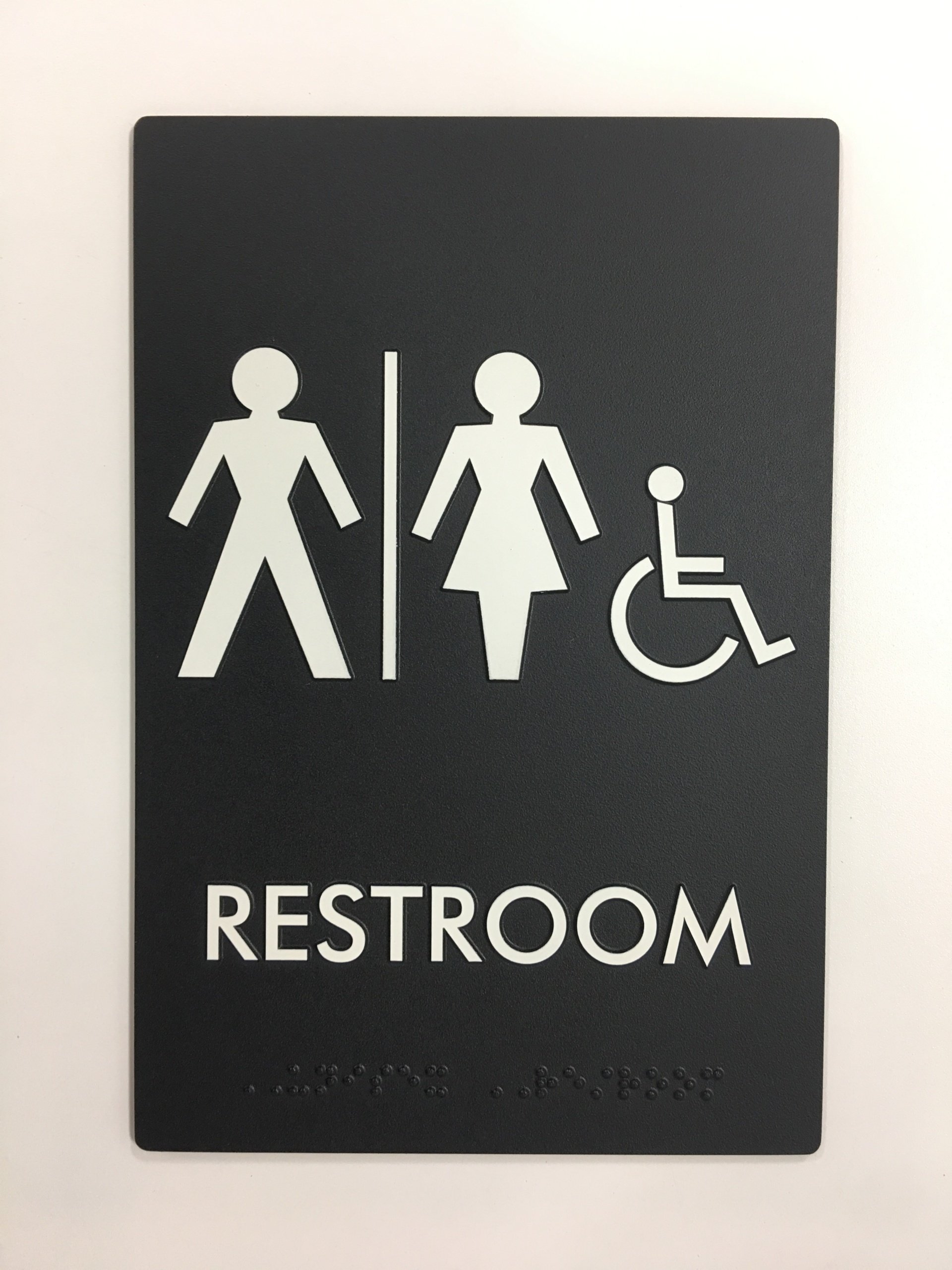 Men's Women's Bathroom | VisionMark Nameplate Company