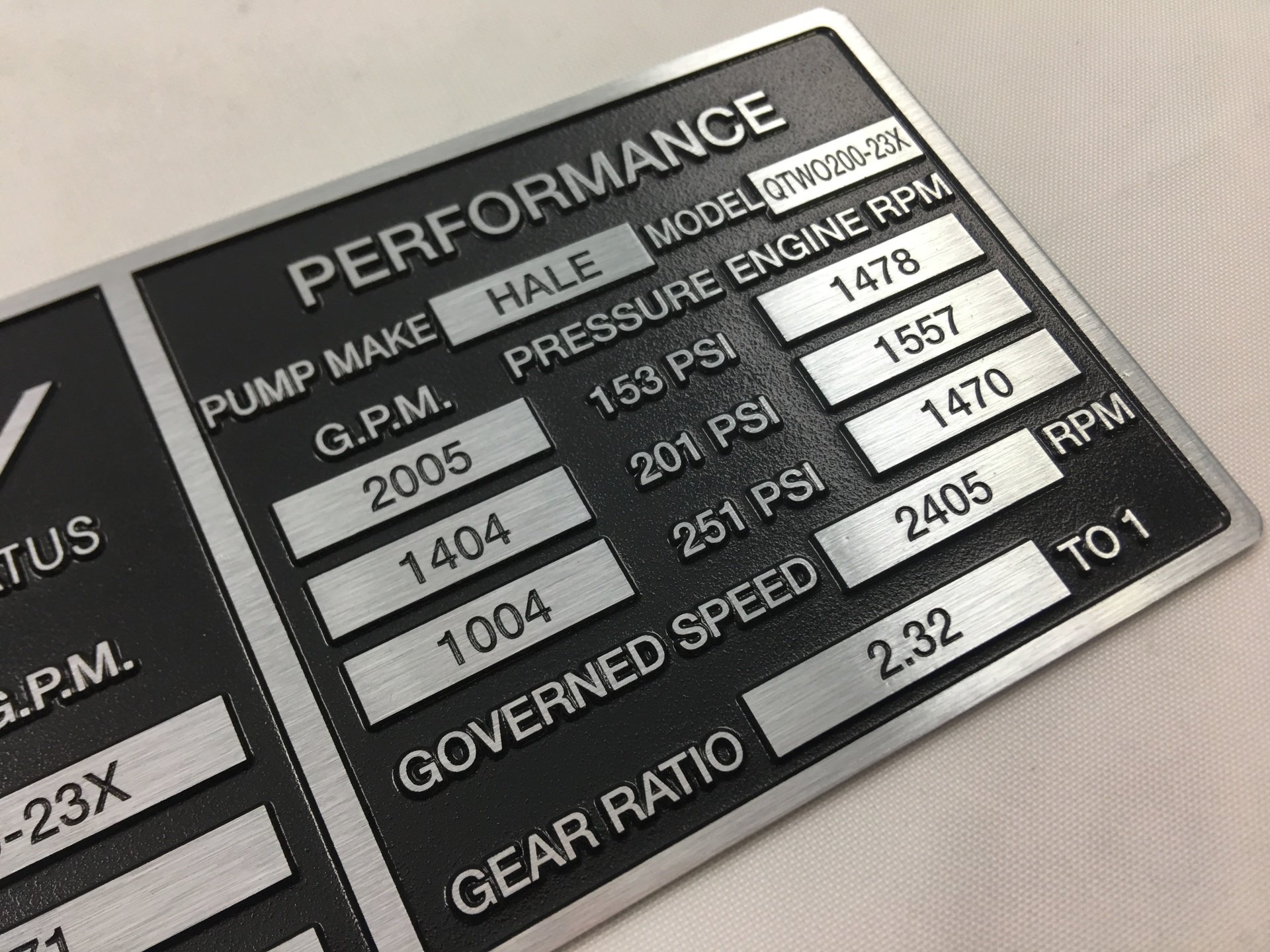 Industrial Gallery | VisionMark Nameplate Company