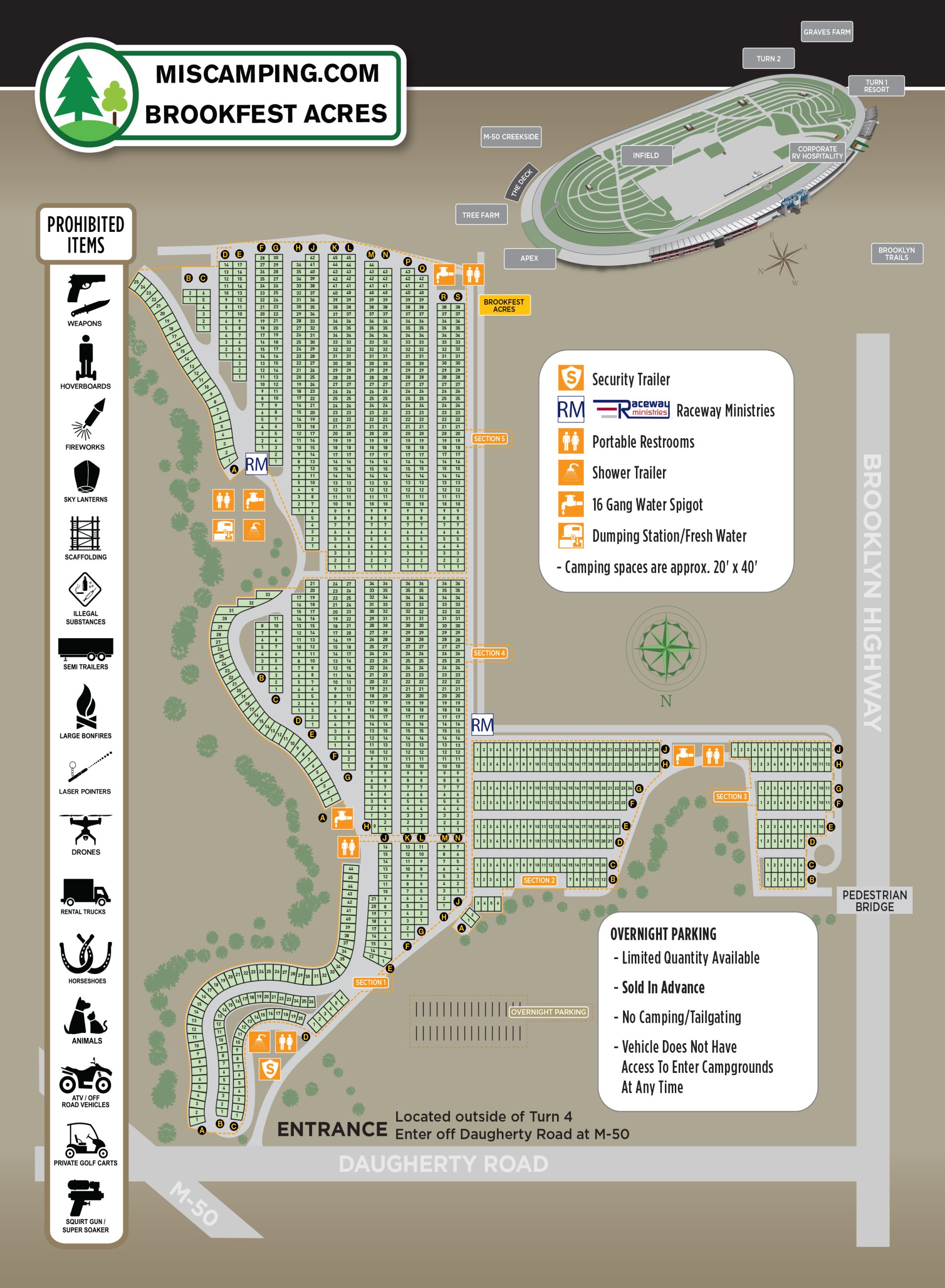 MISCAMPING Brookfest Acres Campground