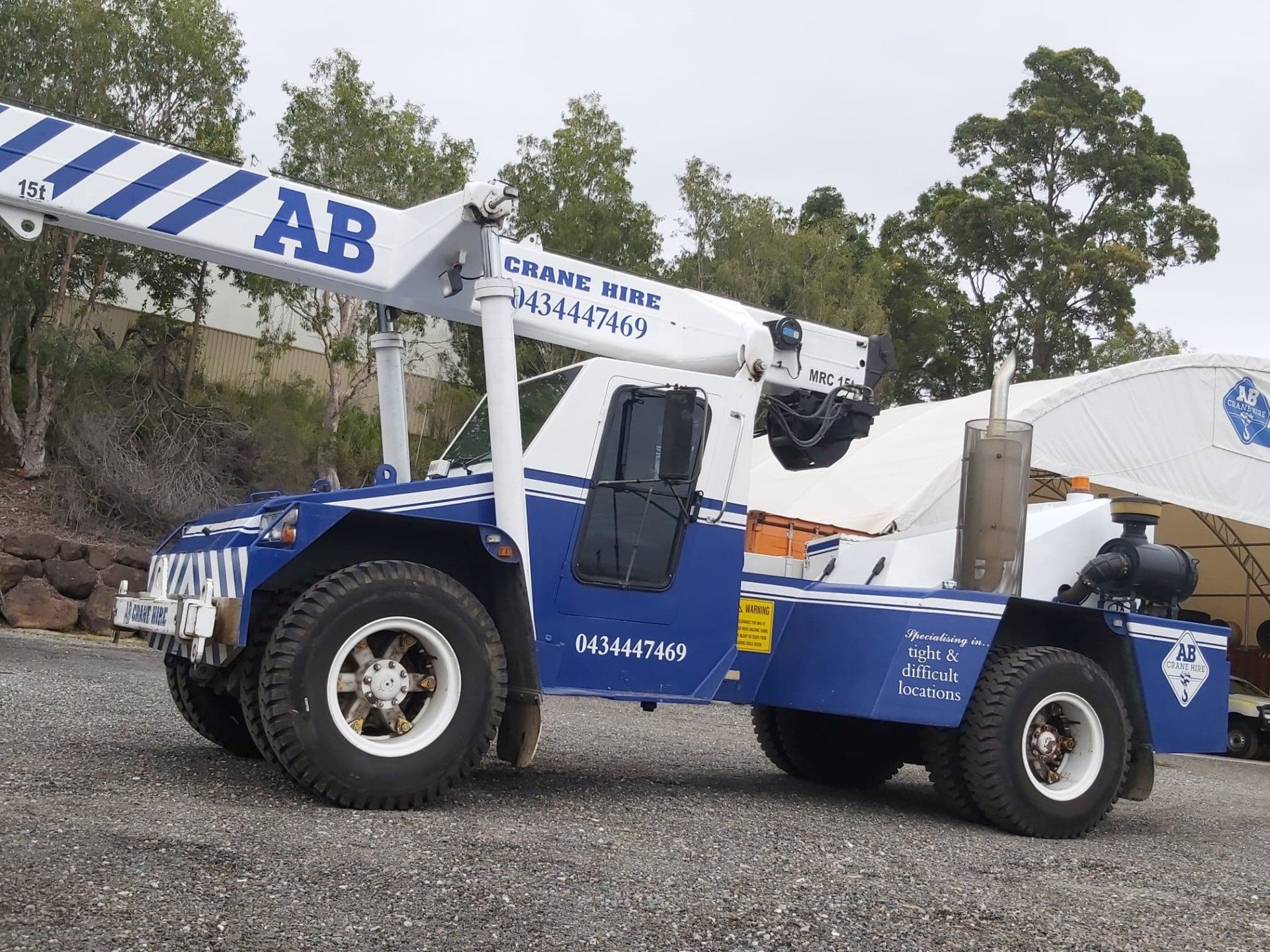 Mobile Franna Crane Hire Gold Coast AB Crane Hire