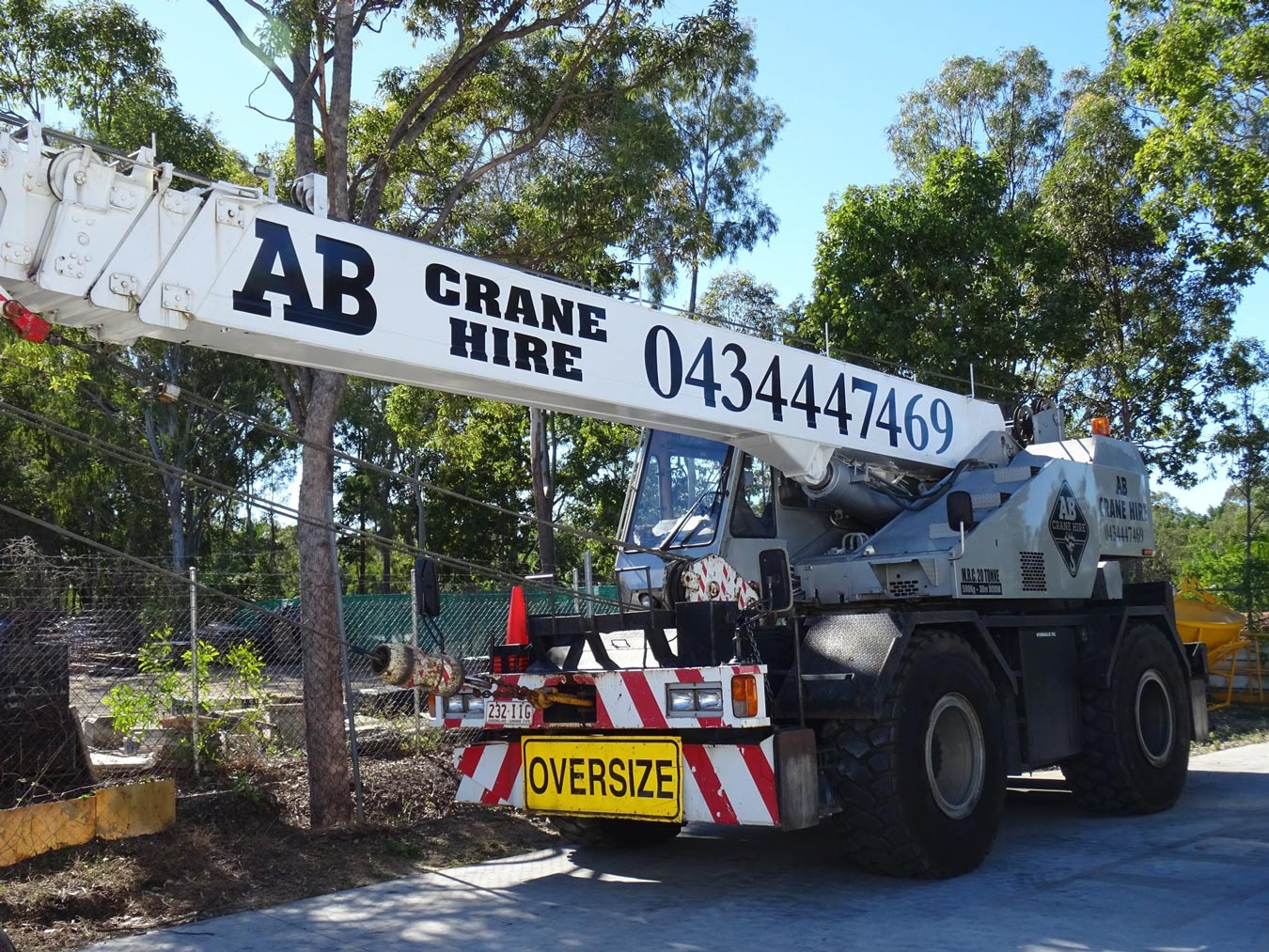 Mobile Slewing Crane Hire Gold Coast AB Crane Hire
