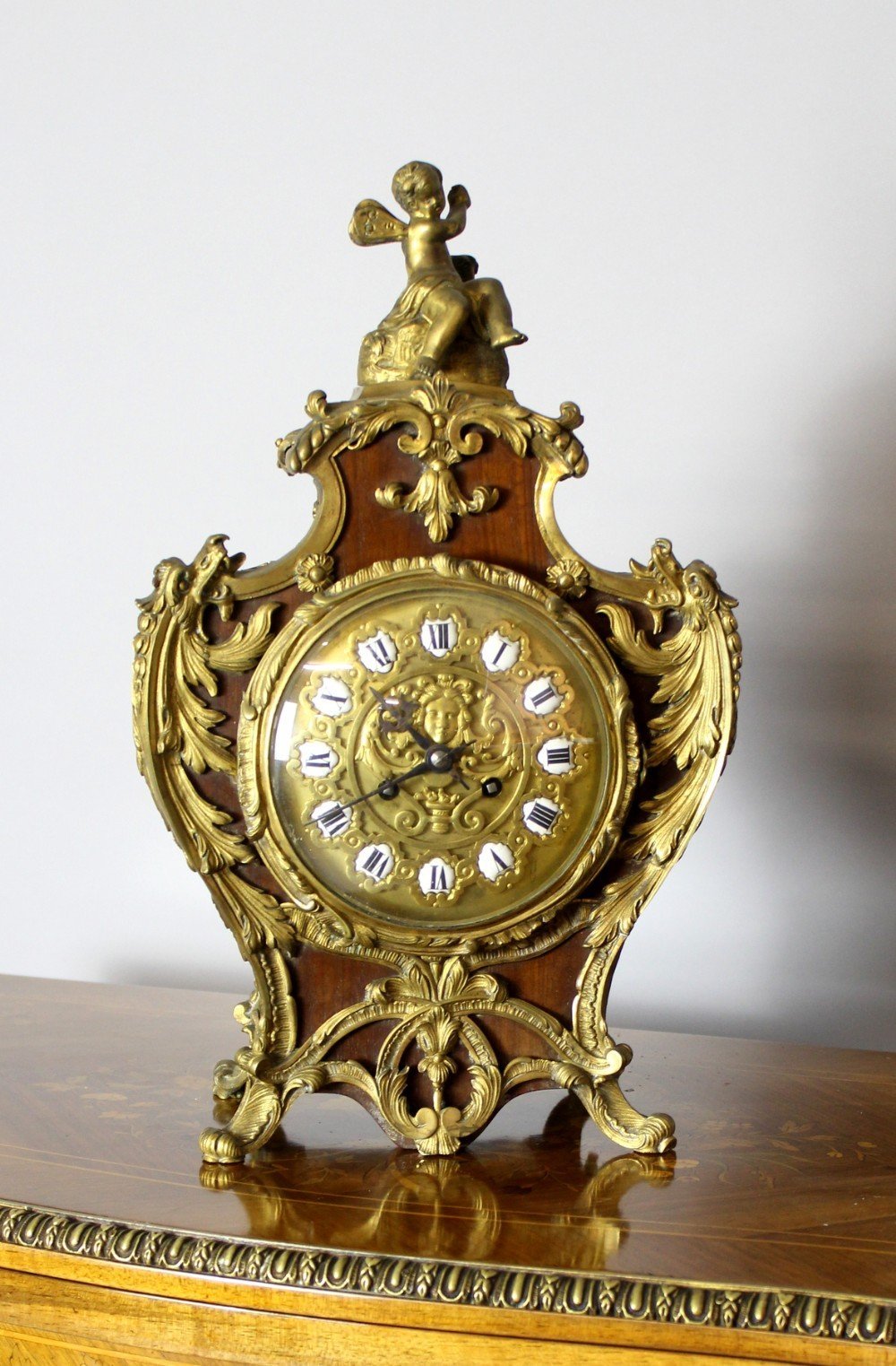 Japy Freres Beaucourt Ormolu Mantle Clock