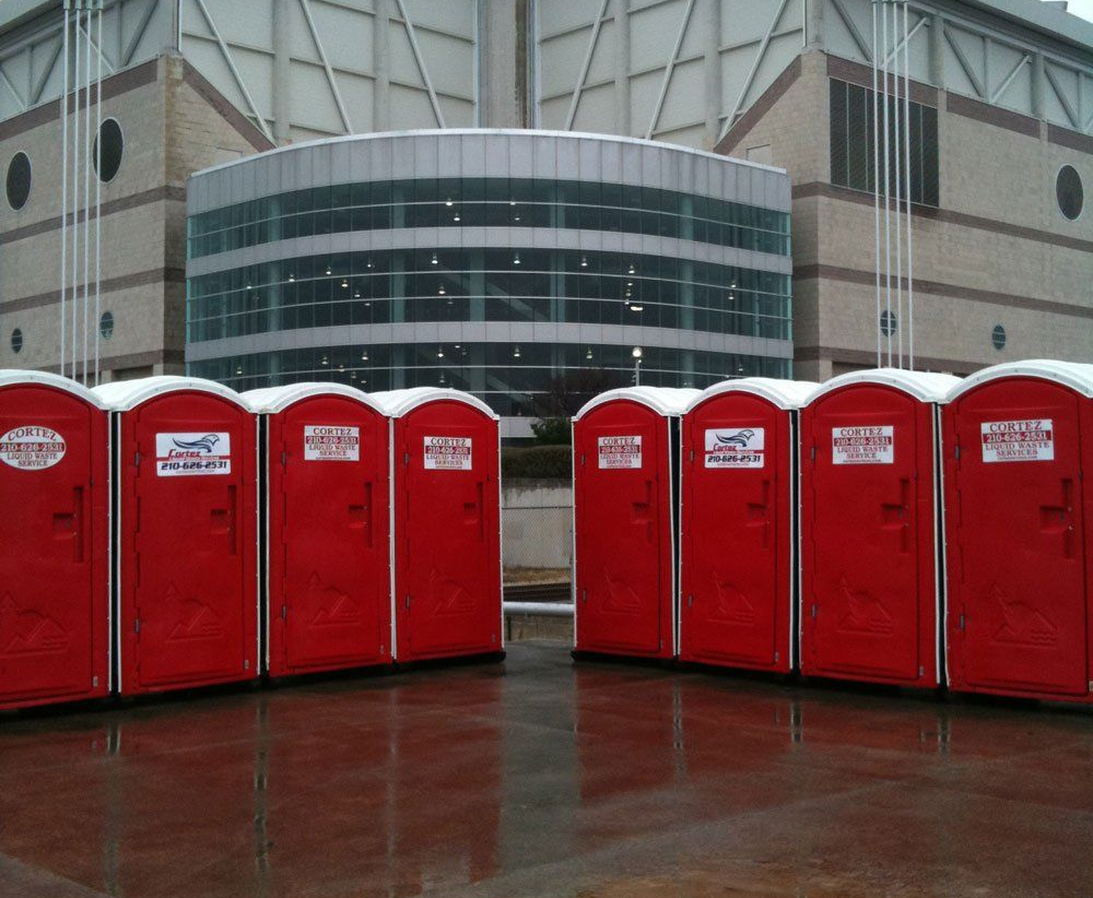 Portable Toilets Rentals San Antonio, TX Cortez Liquid Waste Services