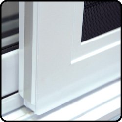 Closer view of Aluminium frame