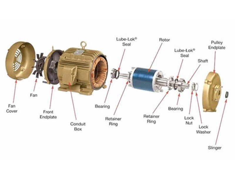 Electric Motor Exploded Diagram