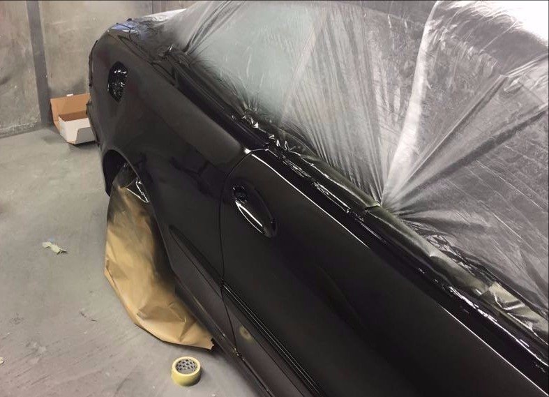 Car spray painting in a dustfree environment in Uxbridge