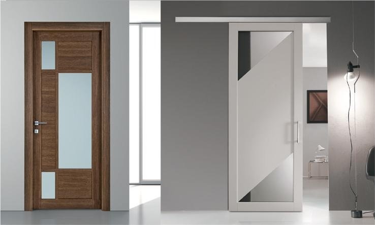 Porte interne ed esterne modena malmusi wainer Porte scorrevoli vetro e legno