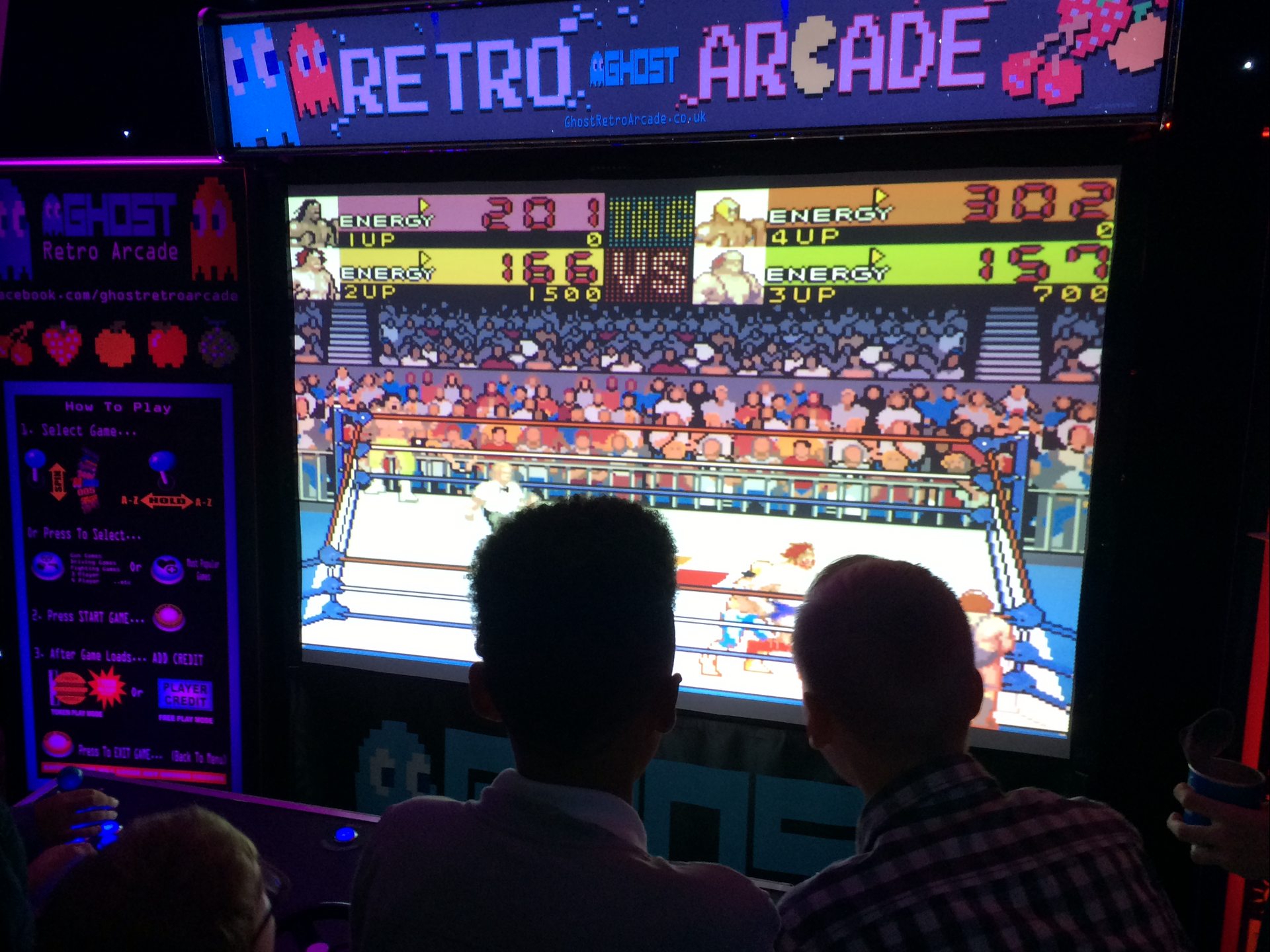Retro Arcade Games Hire for any event! The home of the BIG SCREEN Arcade!