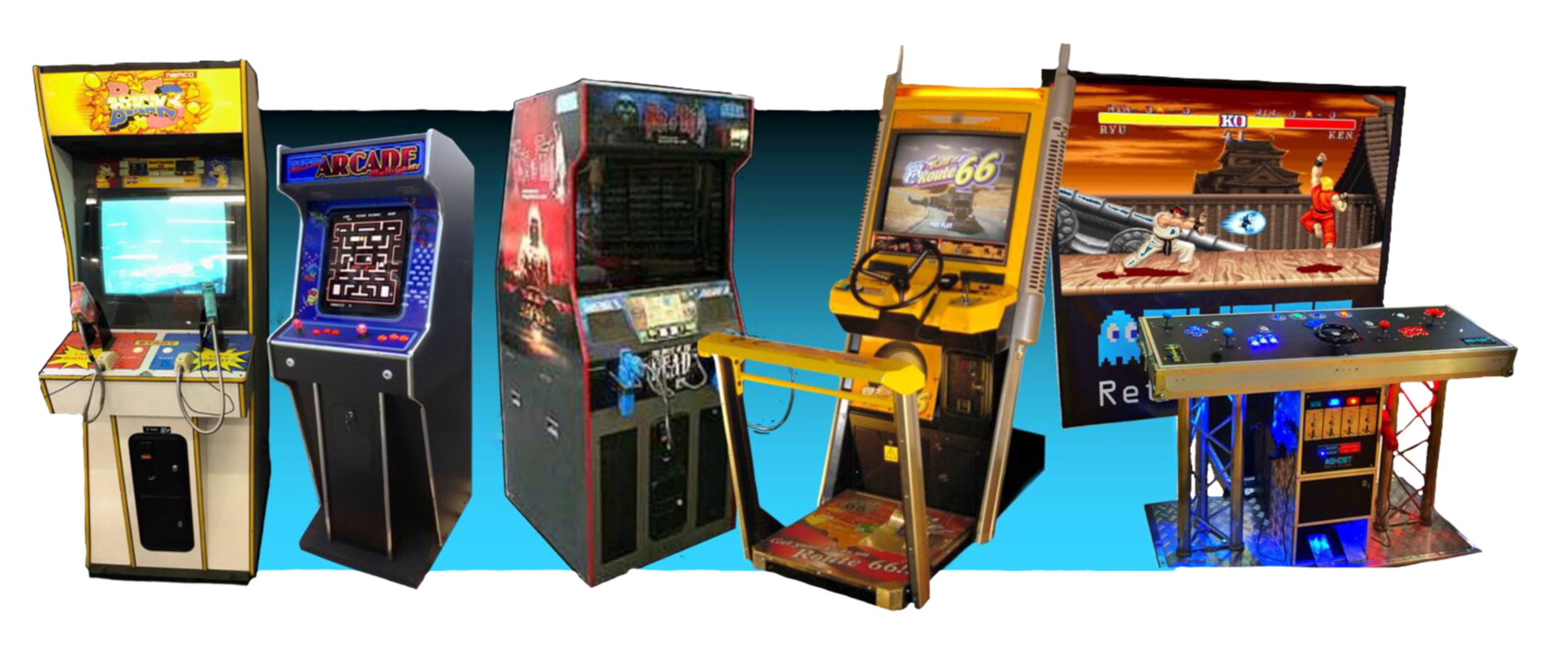 Retro Arcade Hire with a HUGE screen!