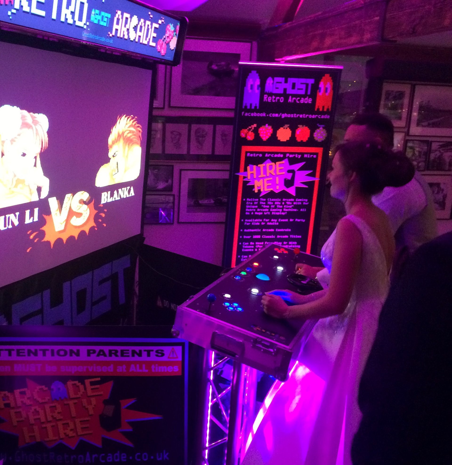 Retro Arcade Games Hire for any event! The home of the BIG SCREEN Arcade!