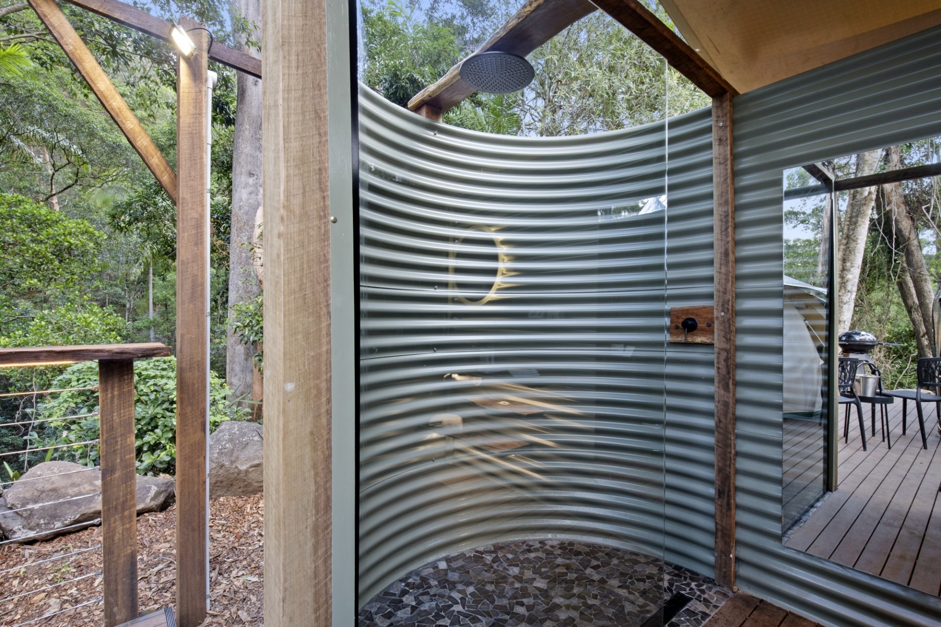 Glamping Mt Tamborine Luxury Lotus Tents Thunderbird Park, QLD