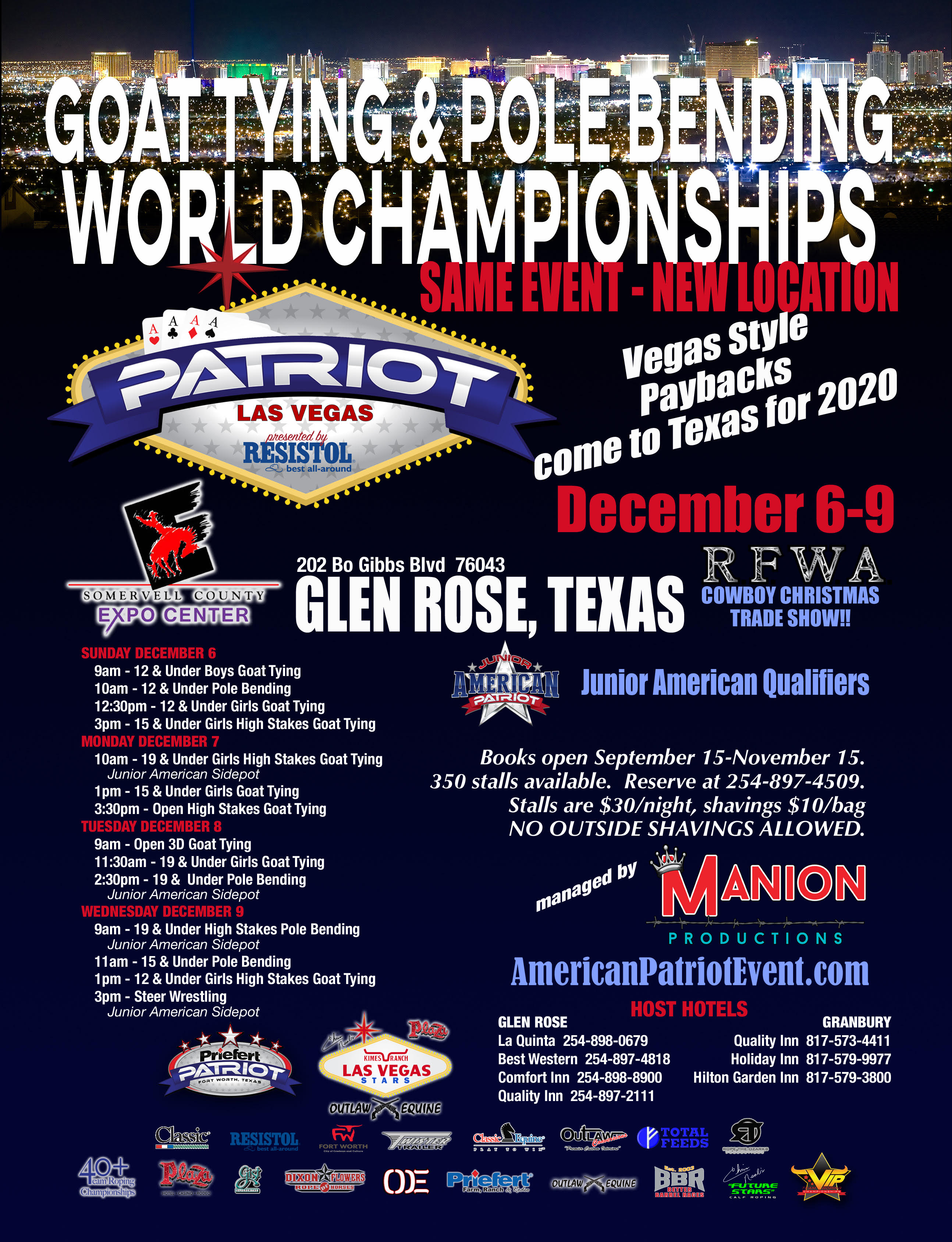 Goat Tying & Pole Bending World Championships December 69