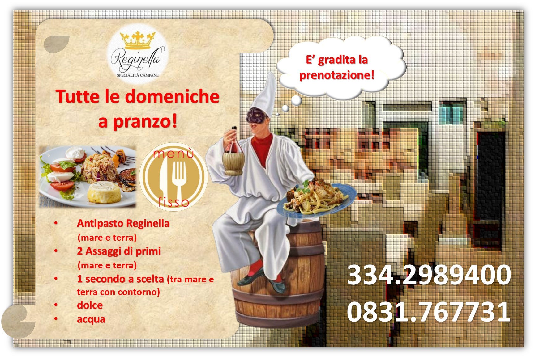 staff della pizzeria