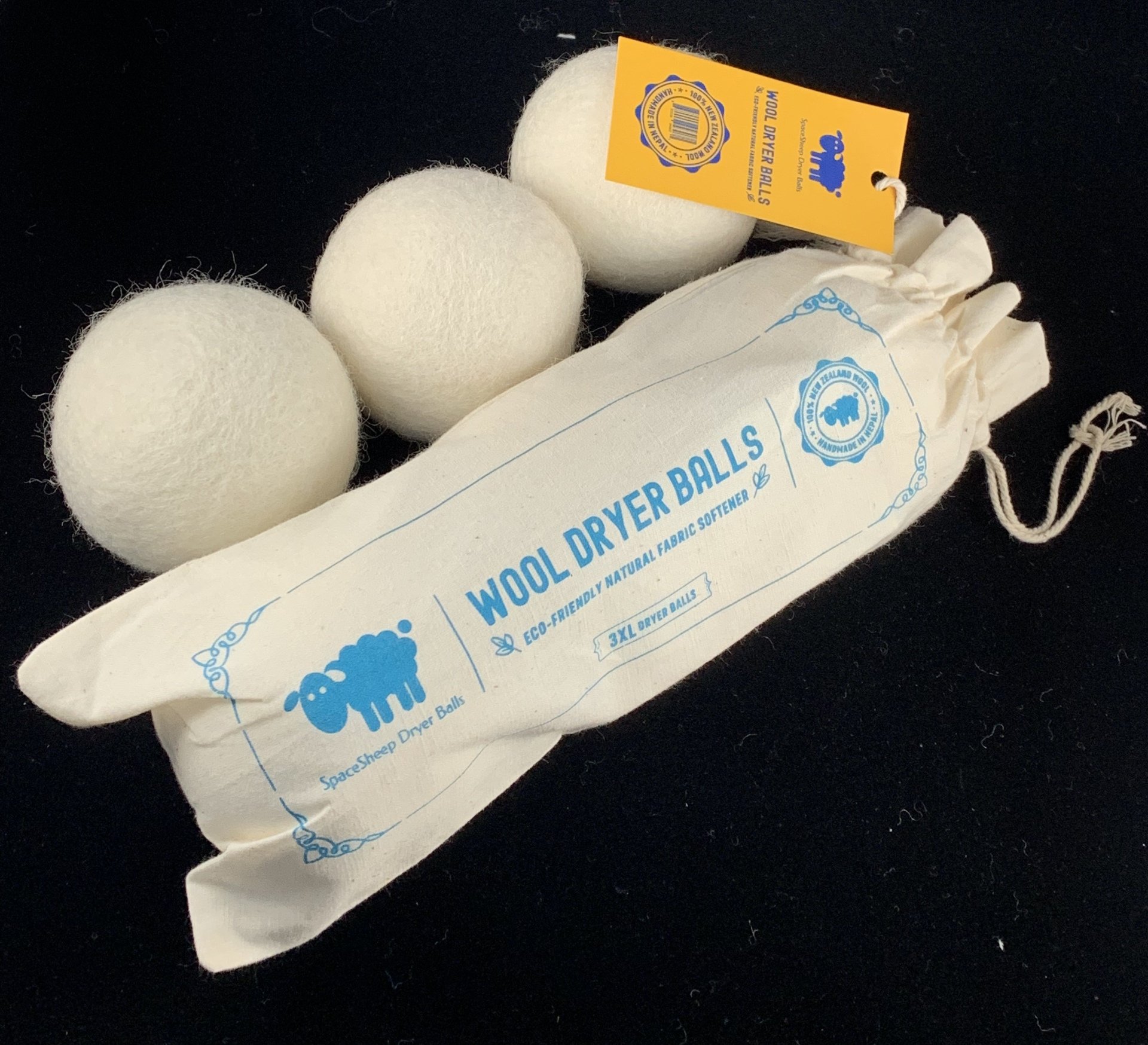 SpaceSheep Organic Wool Dryer Balls, Eco Friendly Products
