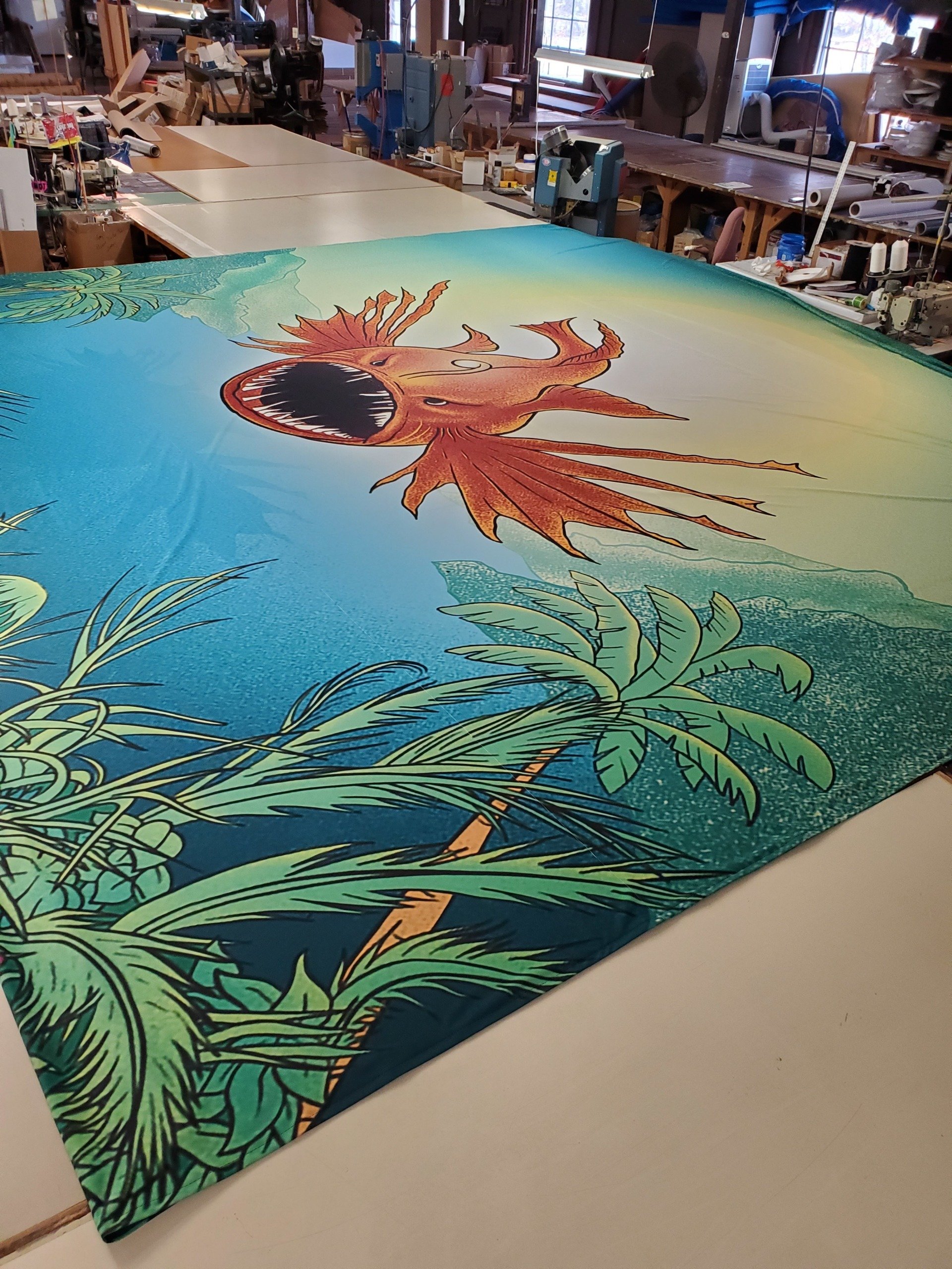 Dyed Fabrics Rochester, NH Custom Banner