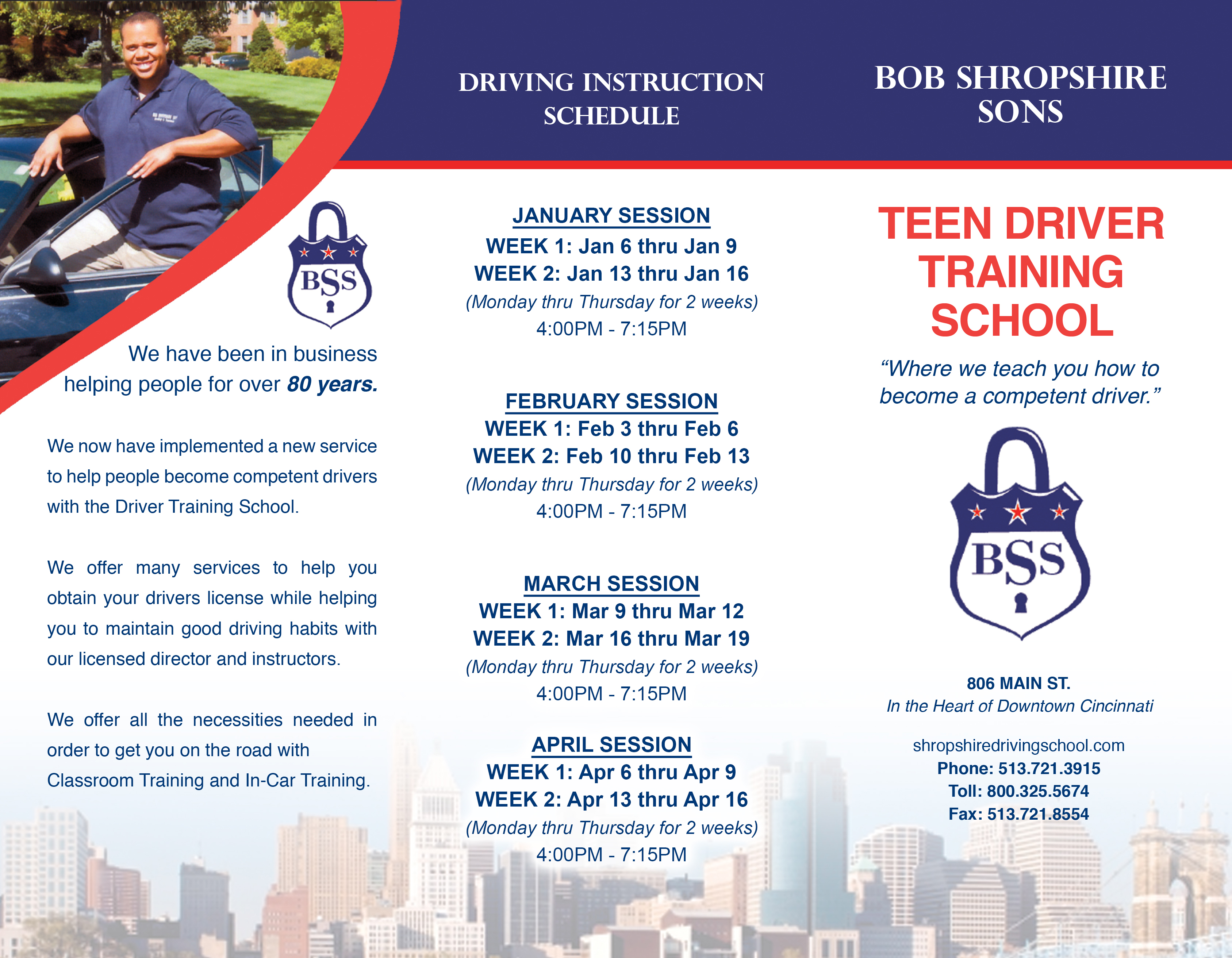 Bob Shropshire Driving School In Cincinnati Oh