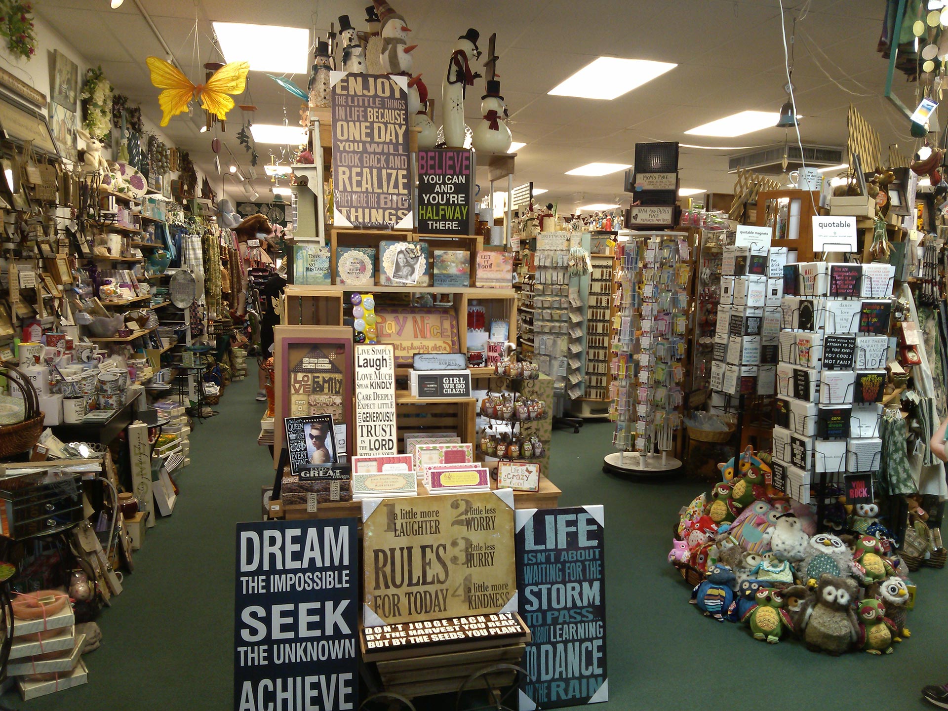 Cross Eyed Owl Gift Shop Gift Shop Albany, NY Home Decor Greeting