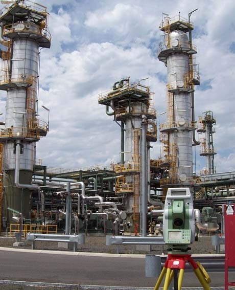 Joseph Land Surveying in industrial site