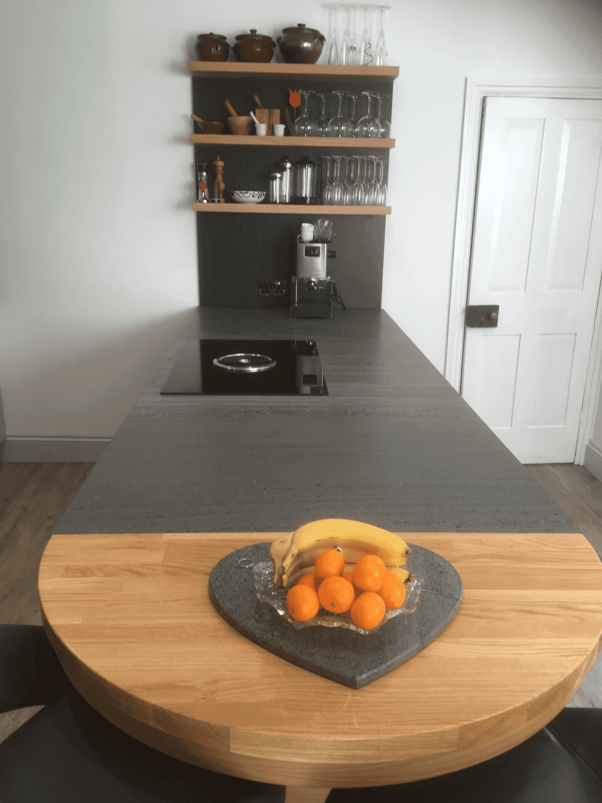 Custommade slate worktops at Gordon Greaves Slate Ltd