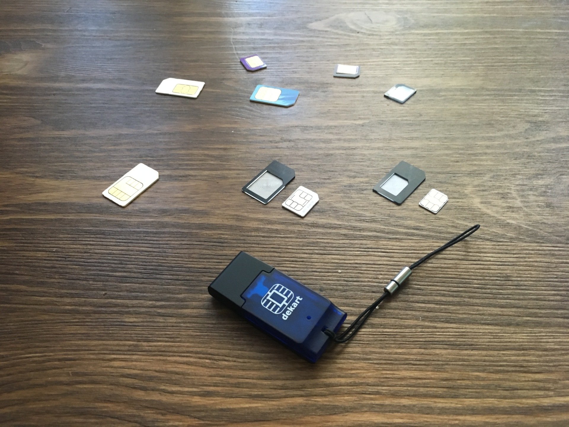(PHOTO)How to insert the SIM card into the new Dekart SIM Reader.