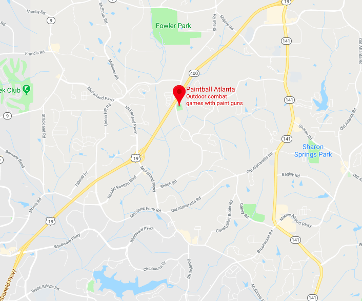 Hours & Directions Paintball Atlanta