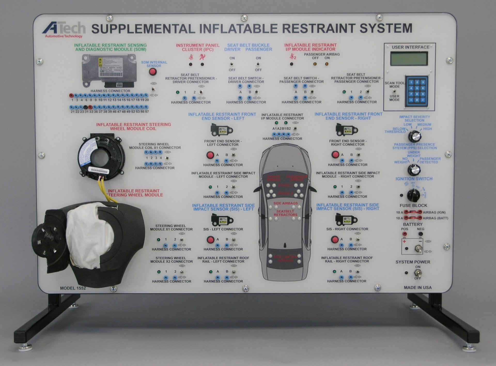 Supplemental Inflatable Restraint Air Bag 1552