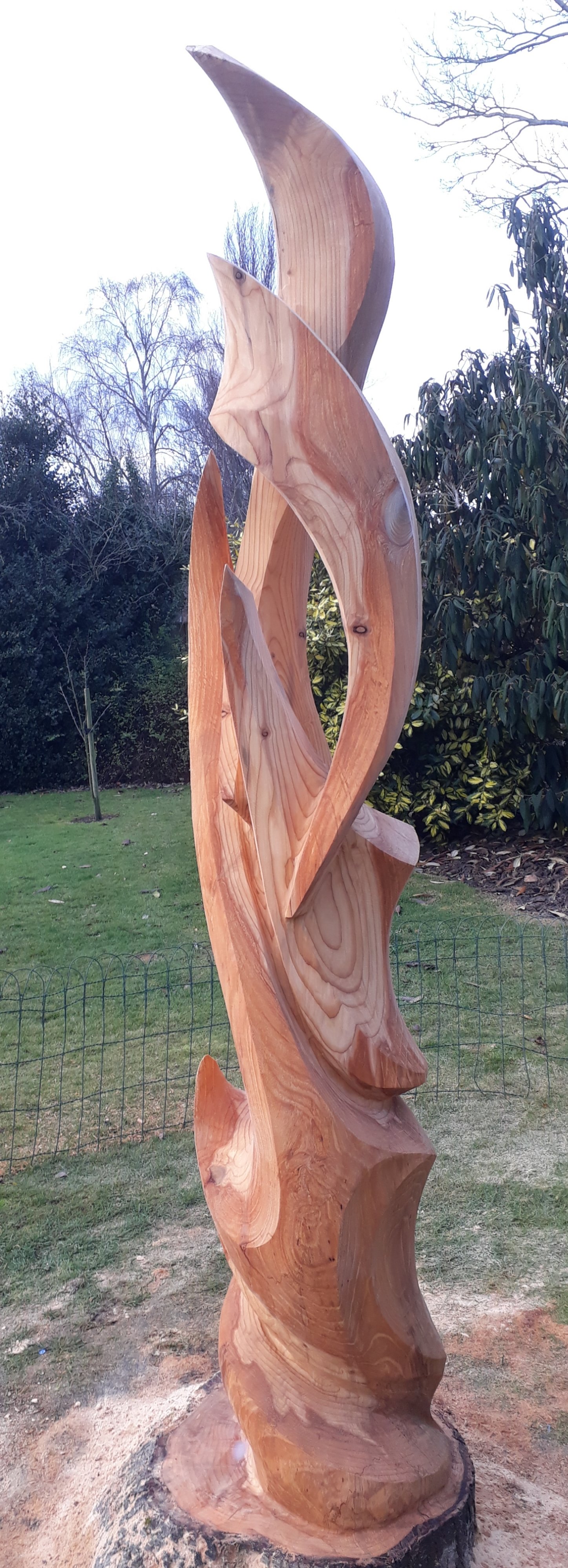 Abstract Carving Abstract carvings and tree sculptures, Peter Leadbeater