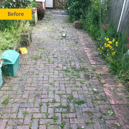 The best way to clean block paving driveways and patios and keep them
