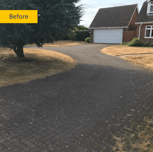 The best way to clean block paving driveways and patios and keep them looking good
