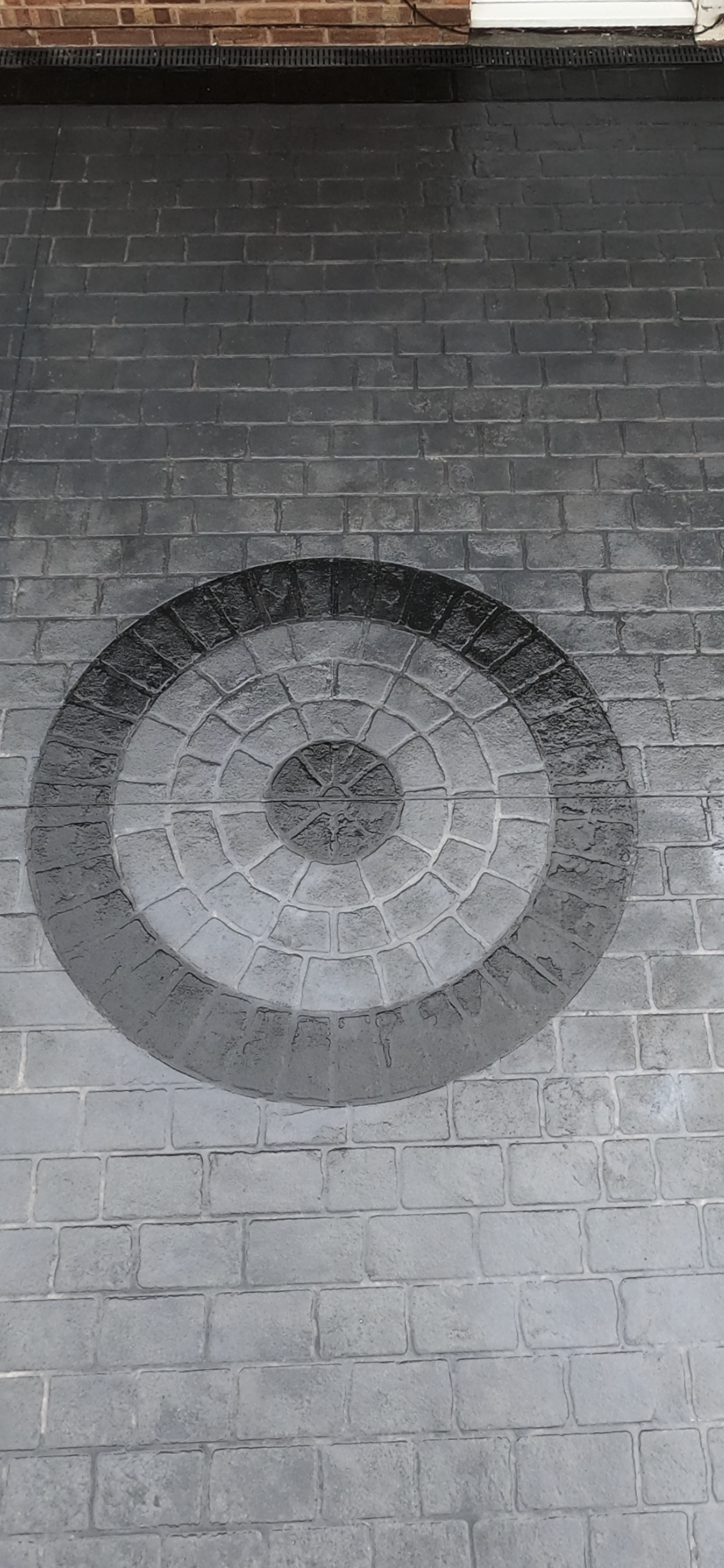 Imprinted Concrete Cleaning, Repairs, Colouring And Sealing