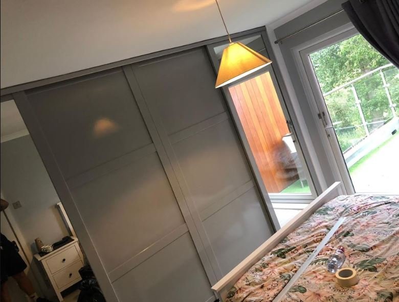 Vinyl wrapped bedroom furniture KITCHEN WRAPS UK KENT