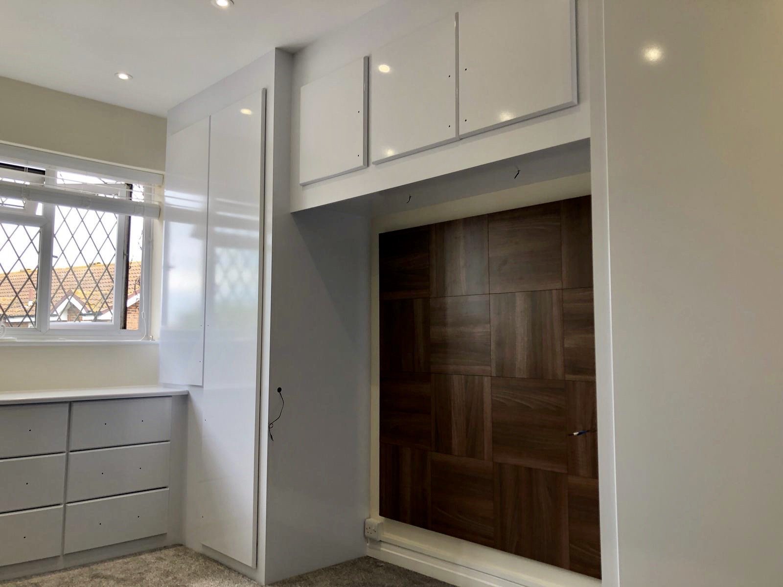 Vinyl wrapped bedroom furniture KITCHEN WRAPS UK KENT