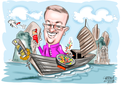 Caricatures online ecommerce shop for easy to order