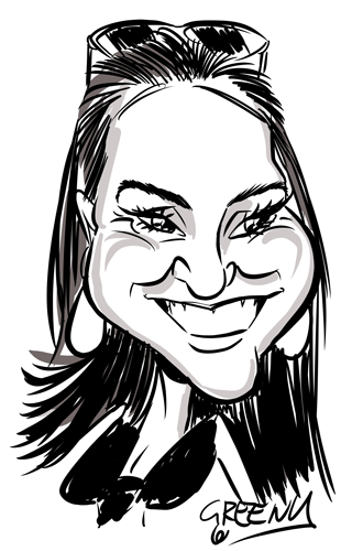 Caricature hire artist cartoonist for events digital caricature