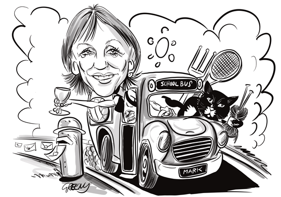 Hand Drawn original caricatures by David Green