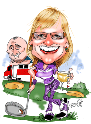 caricature birthday gifts by cartoonist david green