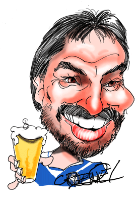 Facebook caricature by cartoonist David Green
