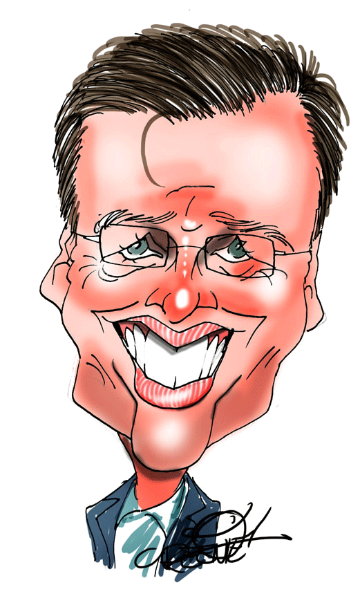 Facebook caricatures by David Green