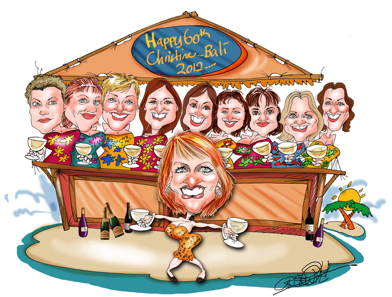 Etoons family caricatures