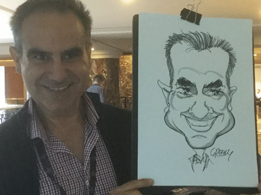 Event cartoonists caricatures at events
