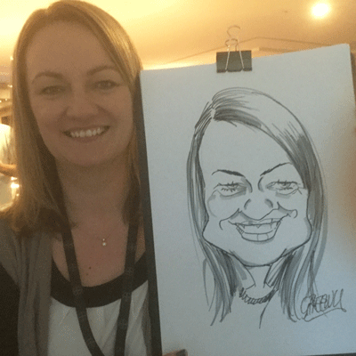 Hire caricature artist-caricatures drawing for all live events digital to markers.