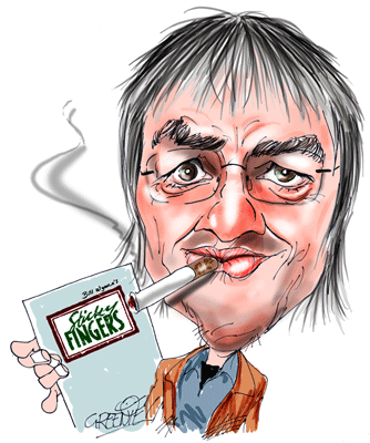 celebrity birthday caricature of the week by Australian cartoonist David Green