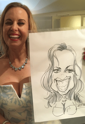 Event cartoonists caricatures at events